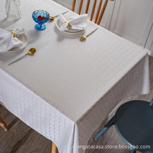 Small daisy pattern rectangular waterproof tablecloth
